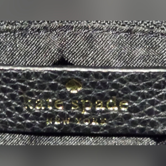 Kate Spade Leila Medium Triple Compartment SatchelBlack Pebbled Leather - Picture 14 of 15